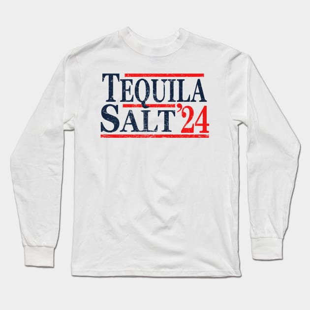 Tequila Salt 2024 Long Sleeve T-Shirt by Etopix